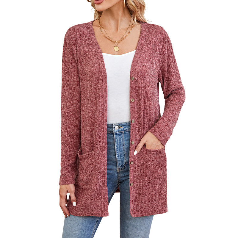Longline Ribbed Cardigan