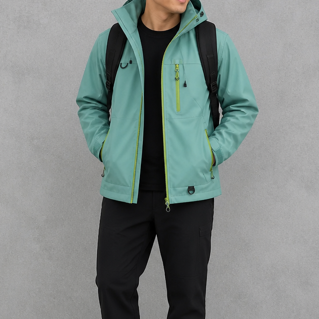 Lotus-Effect Waterproof Windbreaker Jacket