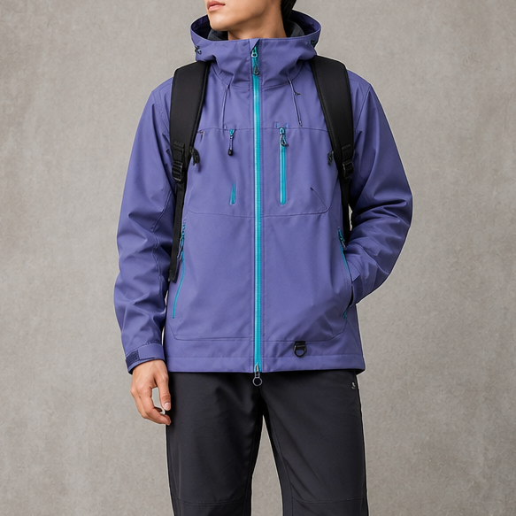 Lotus-Effect Waterproof Windbreaker Jacket