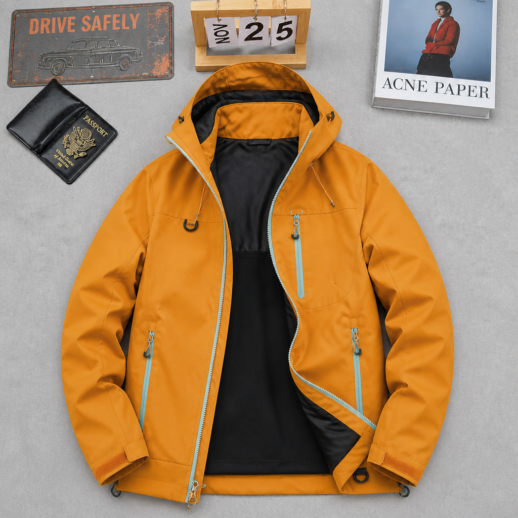 Lotus-Effect Waterproof Windbreaker Jacket