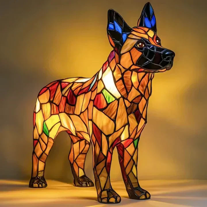 Lumidog Dog Lamp: Unique Handmade Ambient Lighting & Decoration