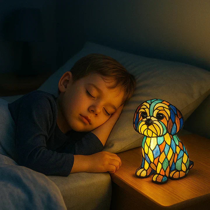 Lumidog Dog Lamp: Unique Handmade Ambient Lighting & Decoration