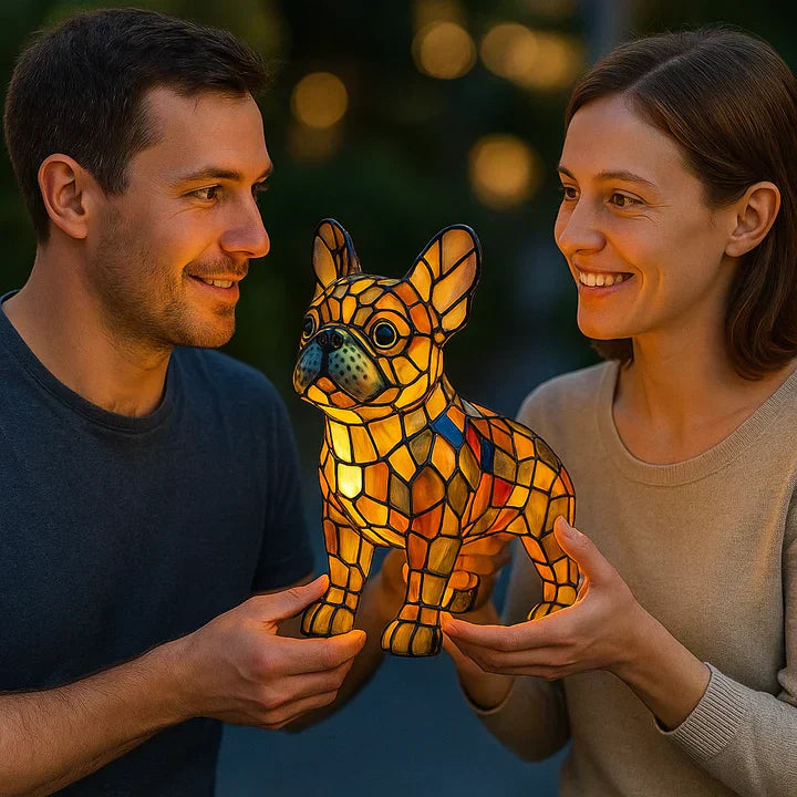 Lumidog Dog Lamp: Unique Handmade Ambient Lighting & Decoration