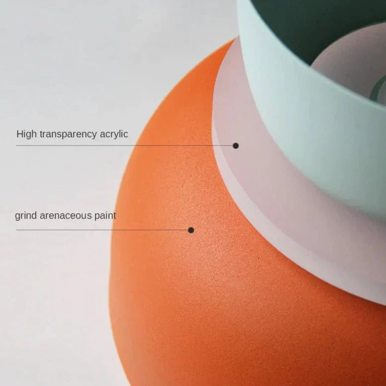 LuminaGlow - Modern Pendant Lamp in Scandinavian Macaron Style