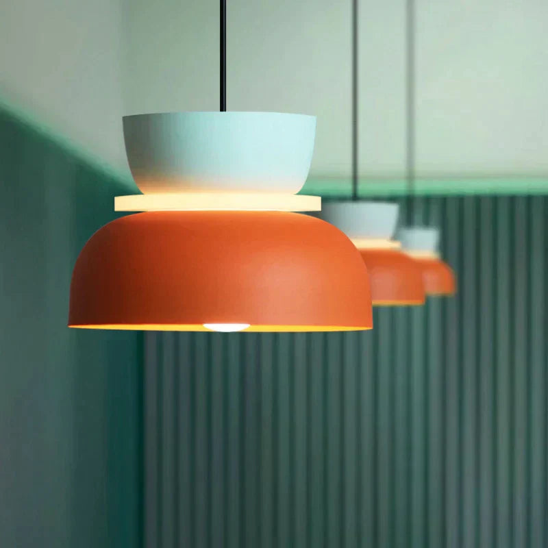 LuminaGlow - Modern Pendant Lamp in Scandinavian Macaron Style