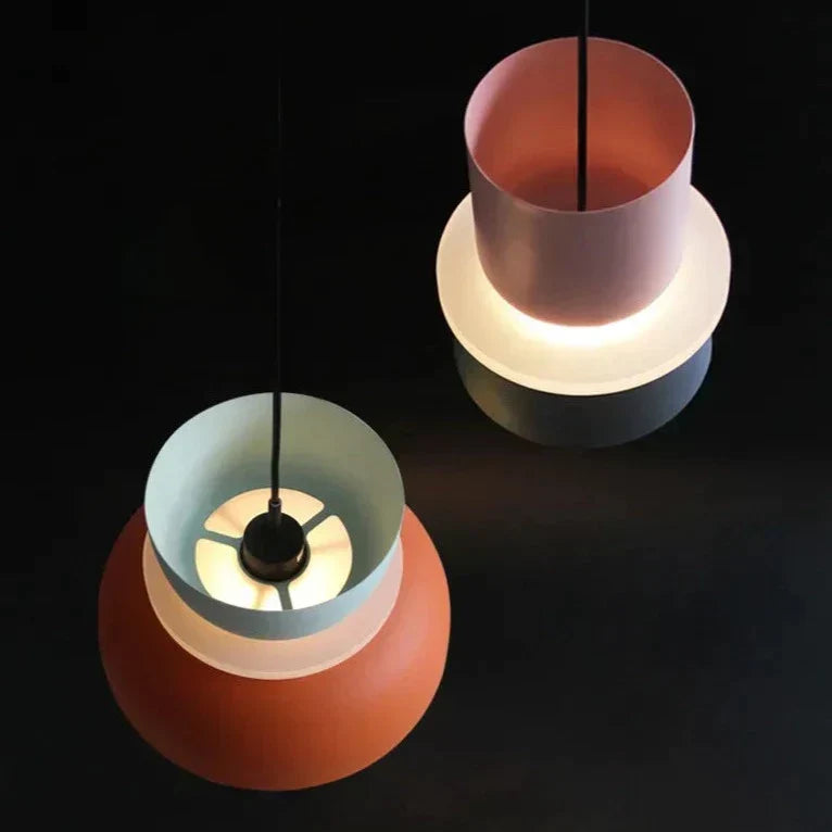 LuminaGlow - Modern Pendant Lamp in Scandinavian Macaron Style