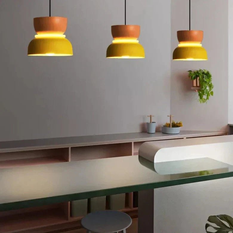 LuminaGlow - Modern Pendant Lamp in Scandinavian Macaron Style
