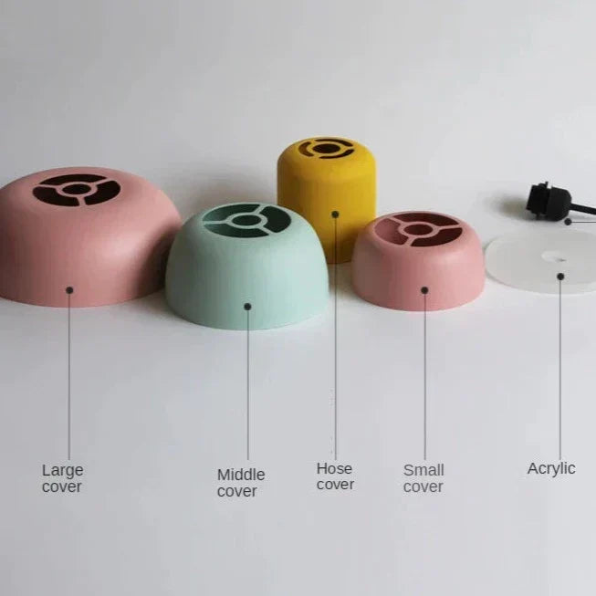LuminaGlow - Modern Pendant Lamp in Scandinavian Macaron Style