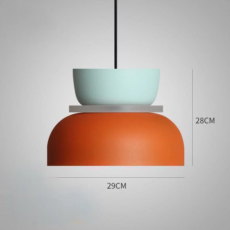 LuminaGlow - Modern Pendant Lamp in Scandinavian Macaron Style