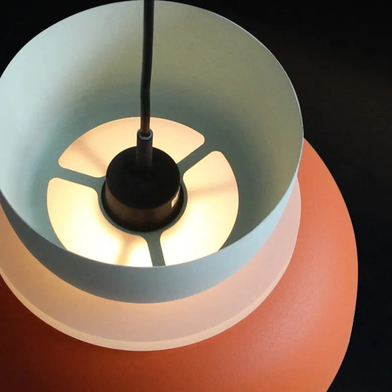 LuminaGlow - Modern Pendant Lamp in Scandinavian Macaron Style