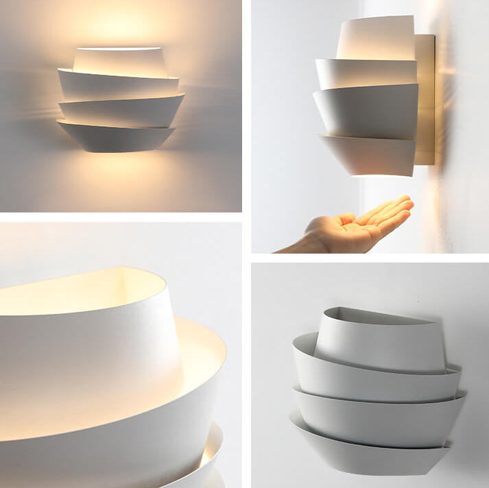 Luminique - Scandinavian Wall Lamp with Double Light Points Made of Iron