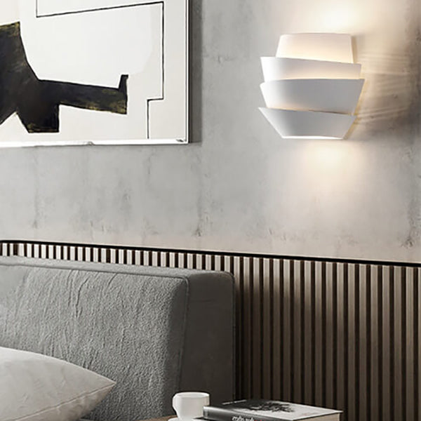 Luminique - Scandinavian Wall Lamp with Double Light Points Made of Iron