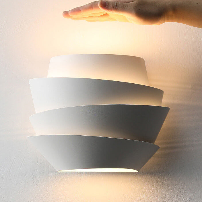 Luminique - Scandinavian Wall Lamp with Double Light Points Made of Iron