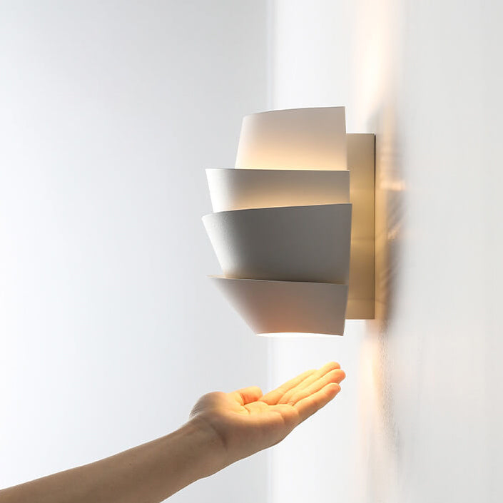 Luminique - Scandinavian Wall Lamp with Double Light Points Made of Iron