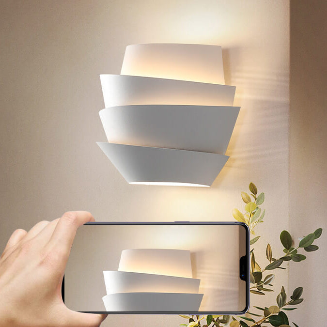 Luminique - Scandinavian Wall Lamp with Double Light Points Made of Iron
