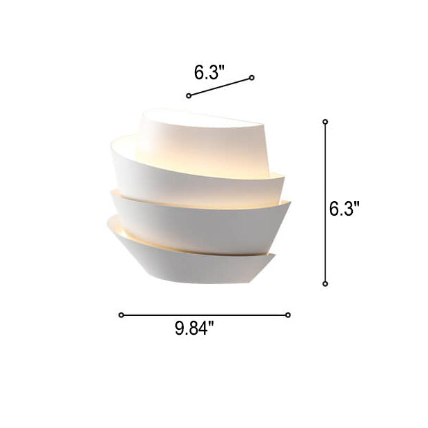 Luminique - Scandinavian Wall Lamp with Double Light Points Made of Iron