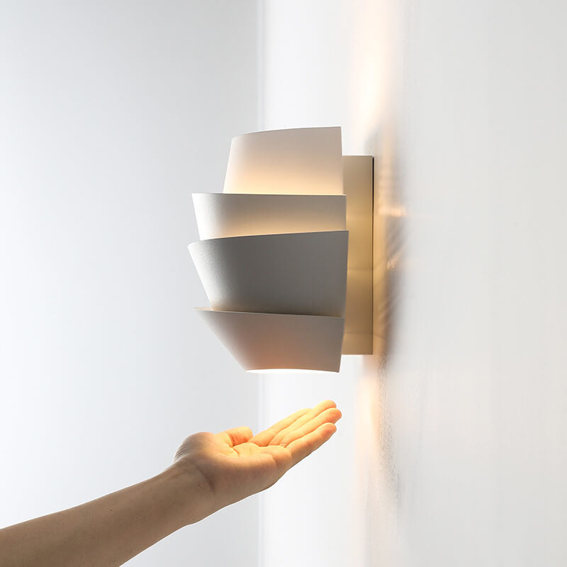 Luminique - Scandinavian Wall Lamp with Double Light Points Made of Iron