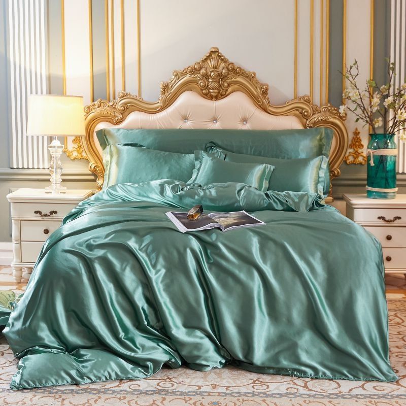 Luxury Satin-Silk Bedding Set 4-Piece