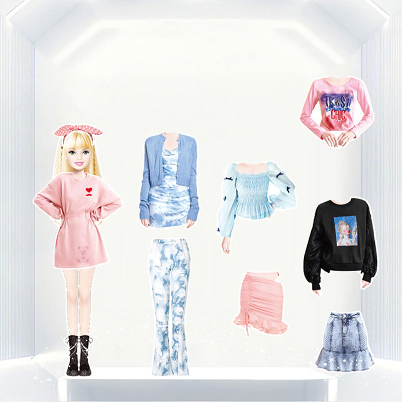 Magnetic Dress-Up Doll for Girls
