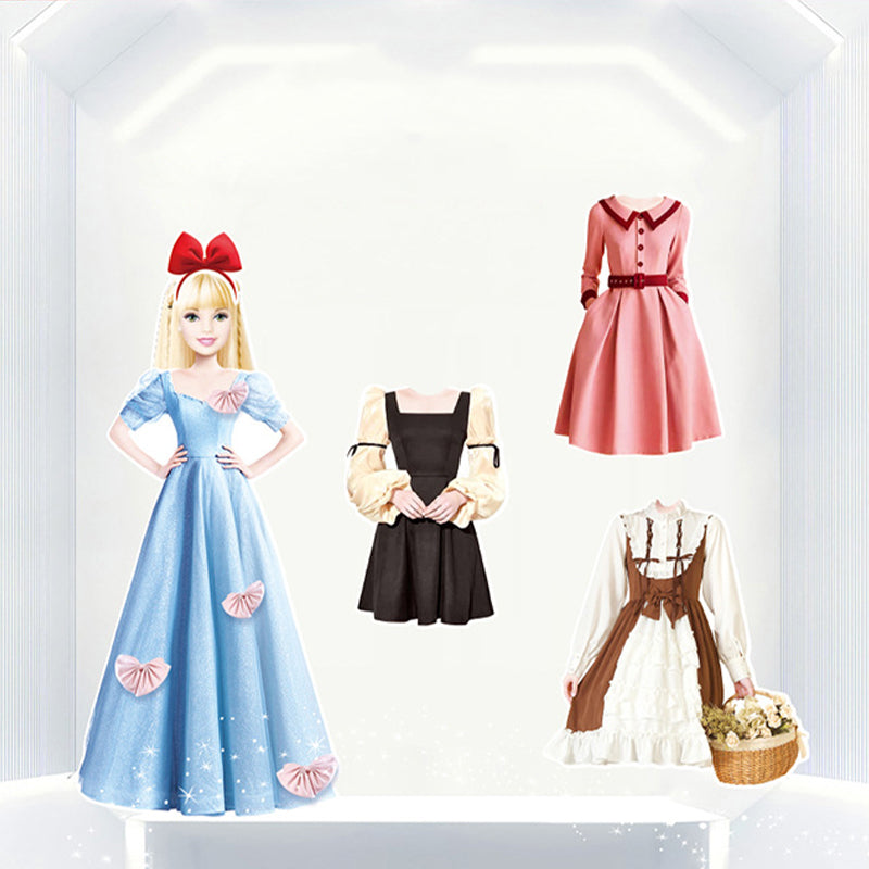 Magnetic Dress-Up Doll for Girls