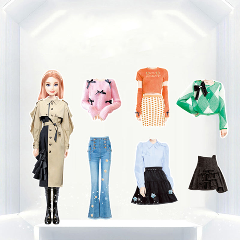Magnetic Dress-Up Doll for Girls