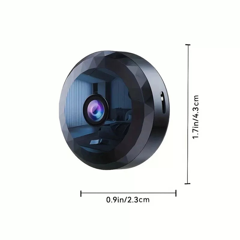 Magnetic Mini WiFi Surveillance Camera - 1080P HD | Night Vision and Motion Sensor