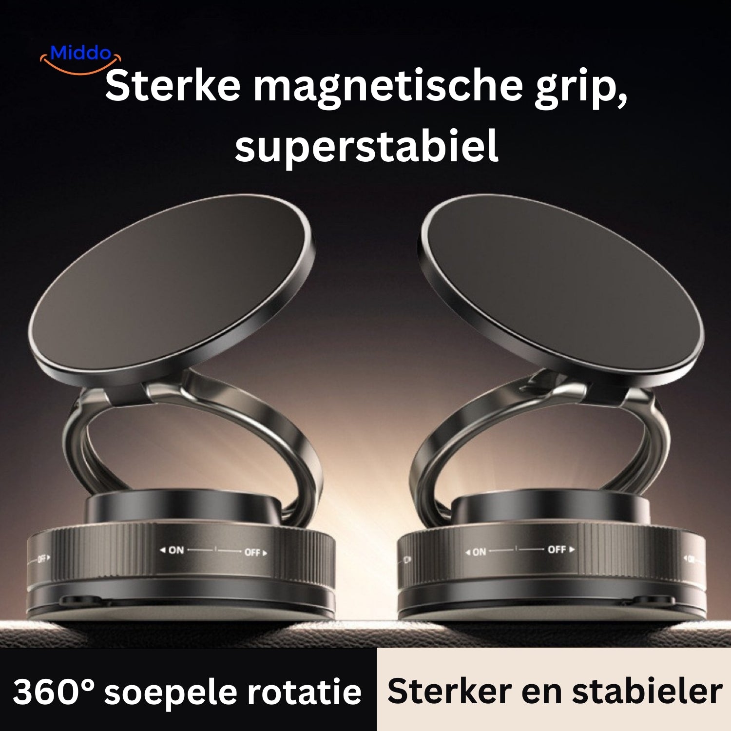 Magnevo™ Phone Holder | 360° Rotatable, MagSafe and Compact