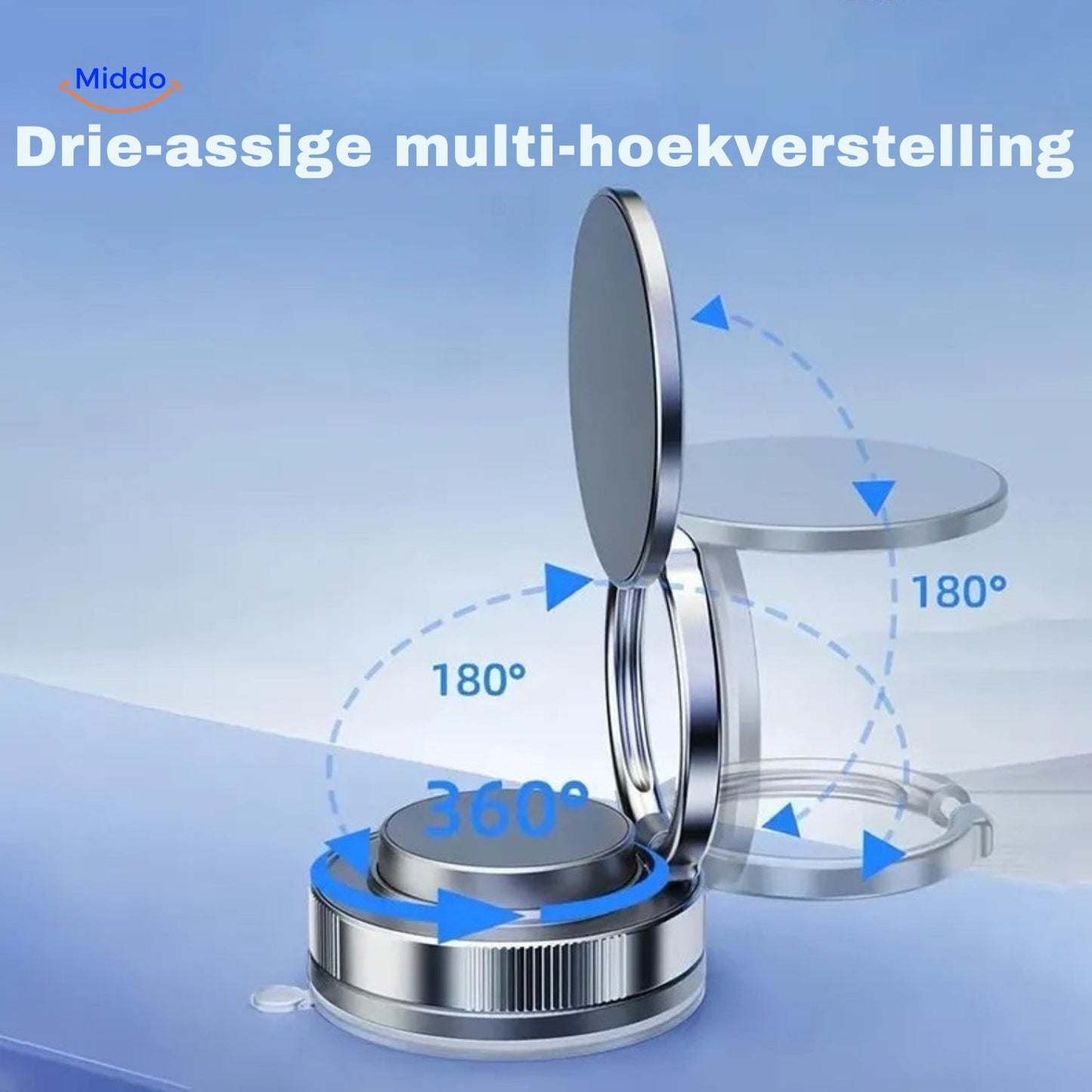Magnevo™ Phone Holder | 360° Rotatable, MagSafe and Compact