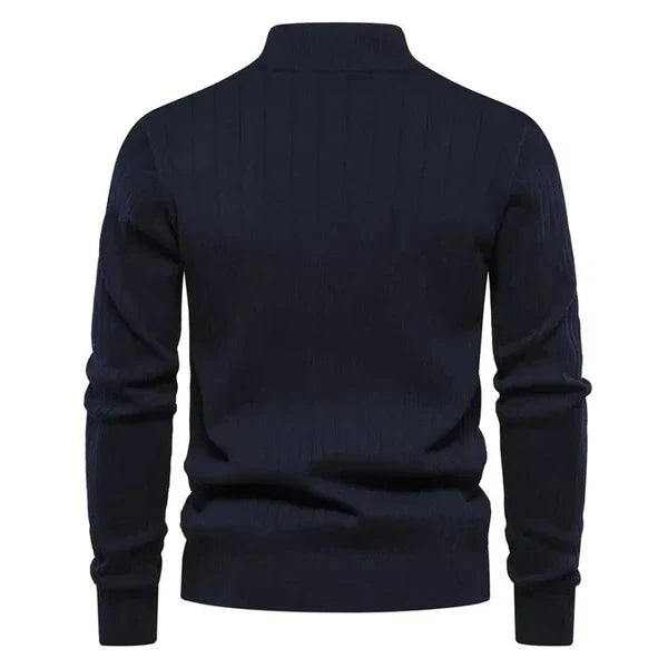 MASON - Sweater with Half Zipper