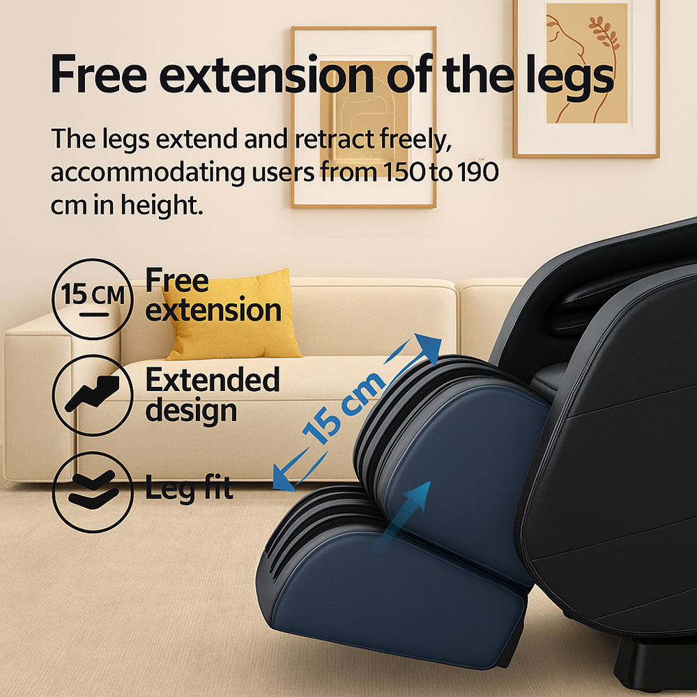 Massage Chair 8D - Zero Gravity and Heat Therapy - Model S9C