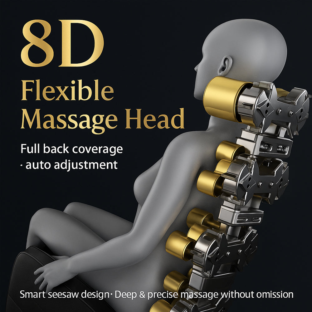 Massage Chair 8D - Zero Gravity and Heat Therapy - Model S9C