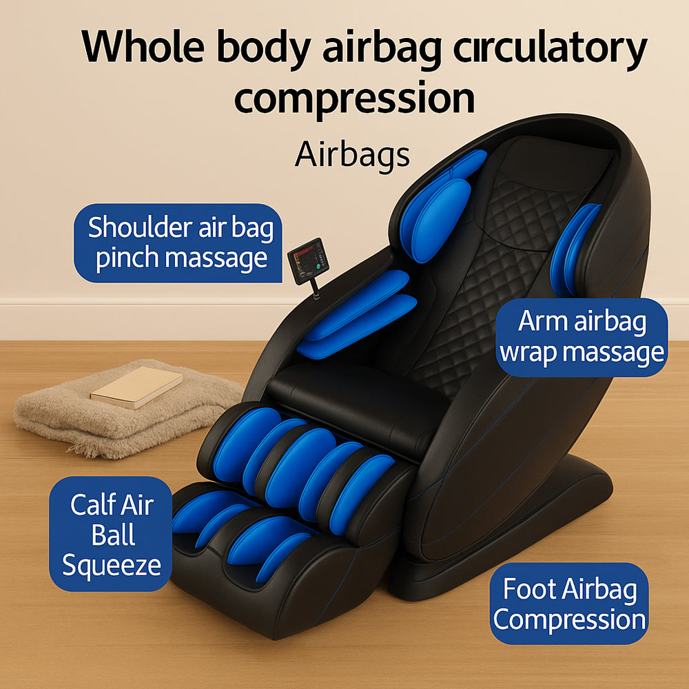 Massage Chair 8D - Zero Gravity and Heat Therapy - Model S9C