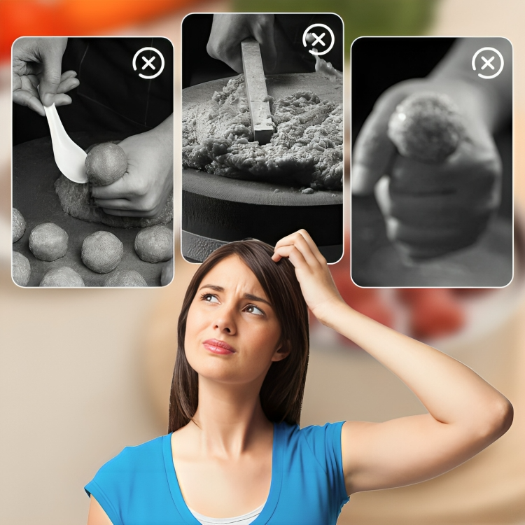 Meatballs | Uniform Size | Stainless Steel Kitchen Tool | FlavoForm