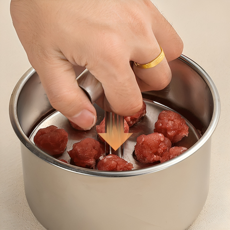 Meatballs | Uniform Size | Stainless Steel Kitchen Tool | FlavoForm