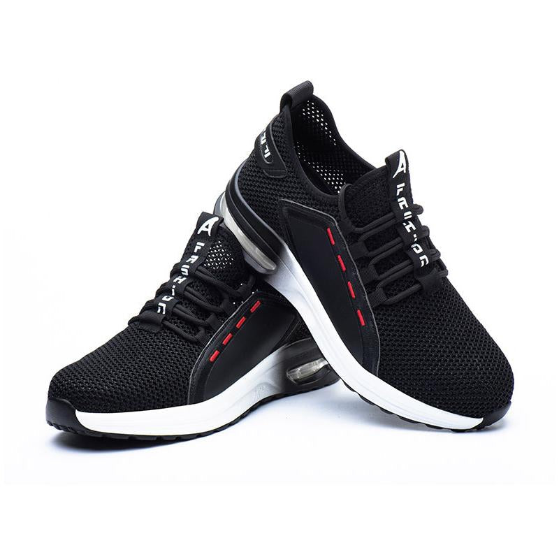 Men's Breathable Safety Shoes with Steel Toe and Sole