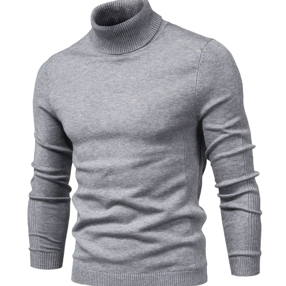Men's Casual Slim-Fit Turtleneck Knit Sweater