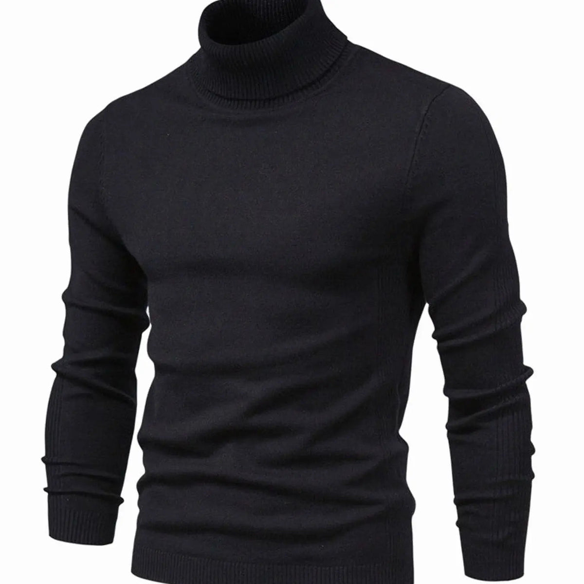 Men's Casual Slim-Fit Turtleneck Knit Sweater