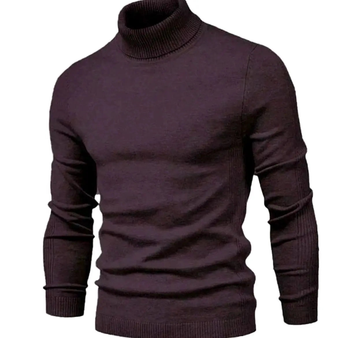 Men's Casual Slim-Fit Turtleneck Knit Sweater