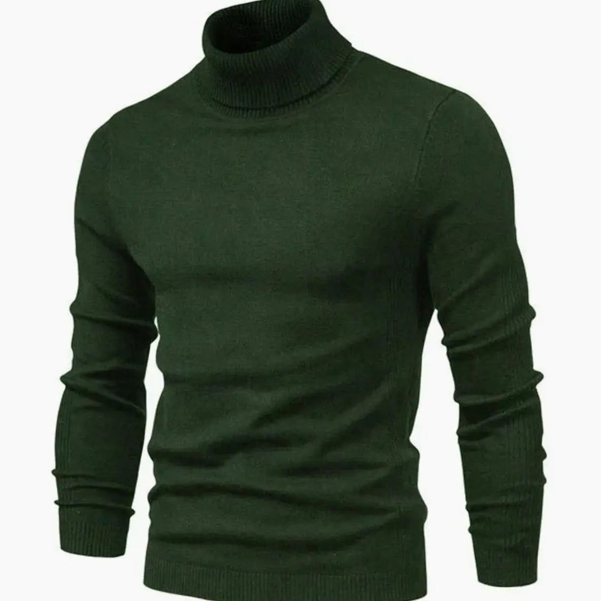 Men's Casual Slim-Fit Turtleneck Knit Sweater