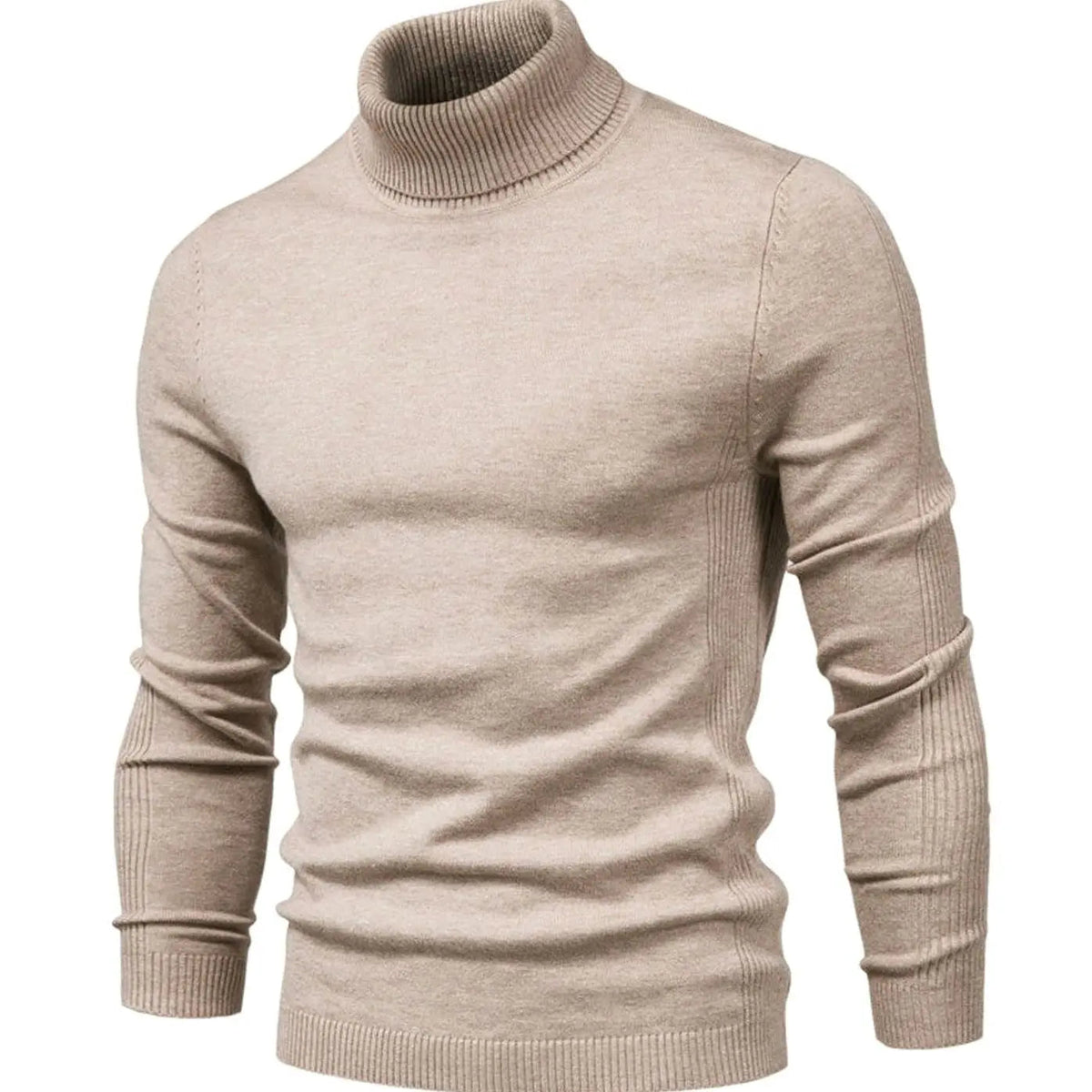 Men's Casual Slim-Fit Turtleneck Knit Sweater