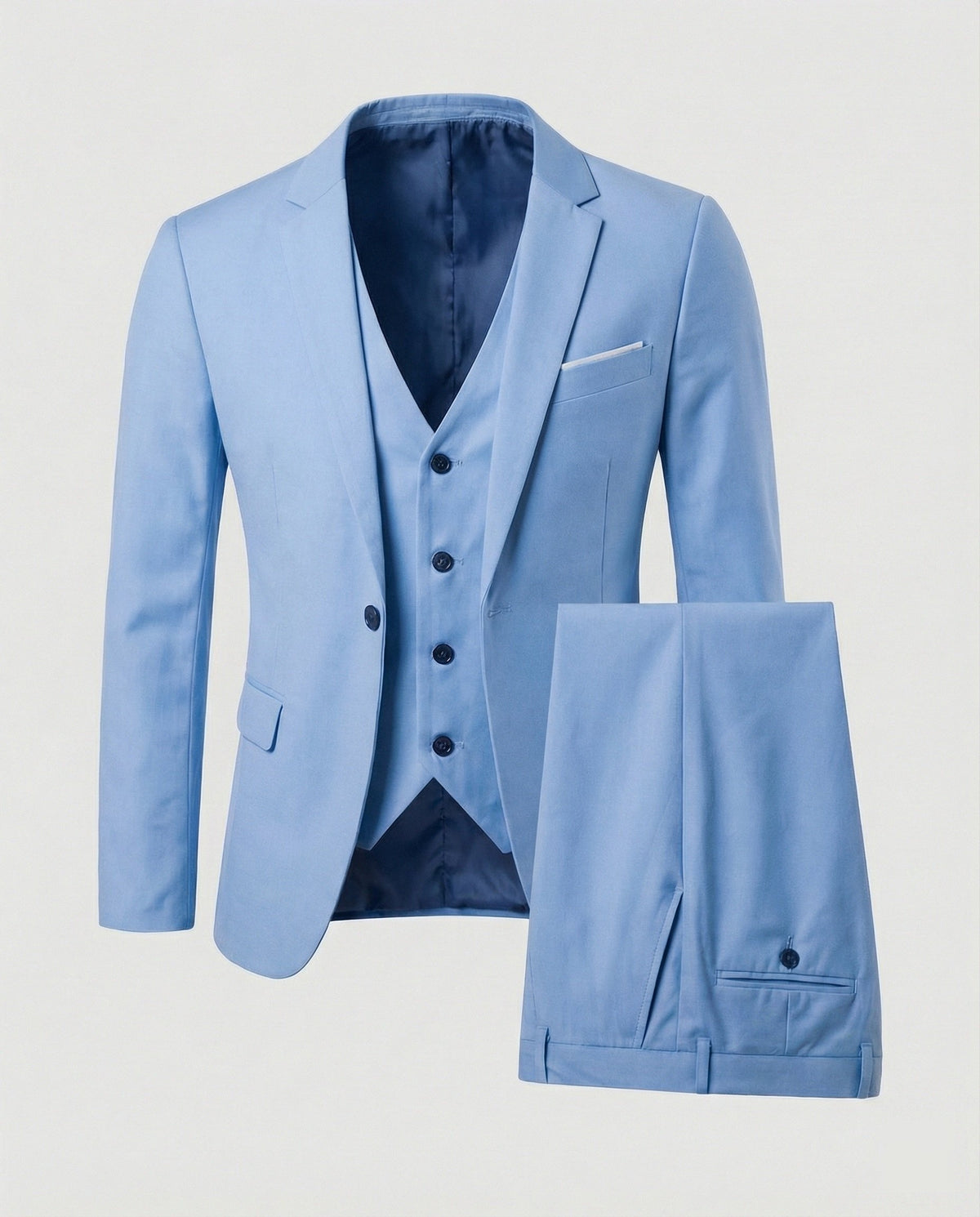 Men's Classic Formal Three-Piece Suit