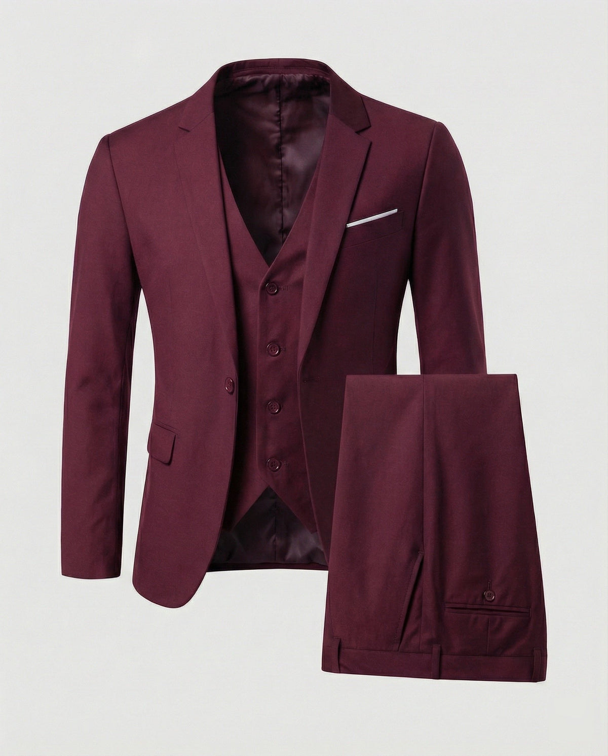 Men's Classic Formal Three-Piece Suit