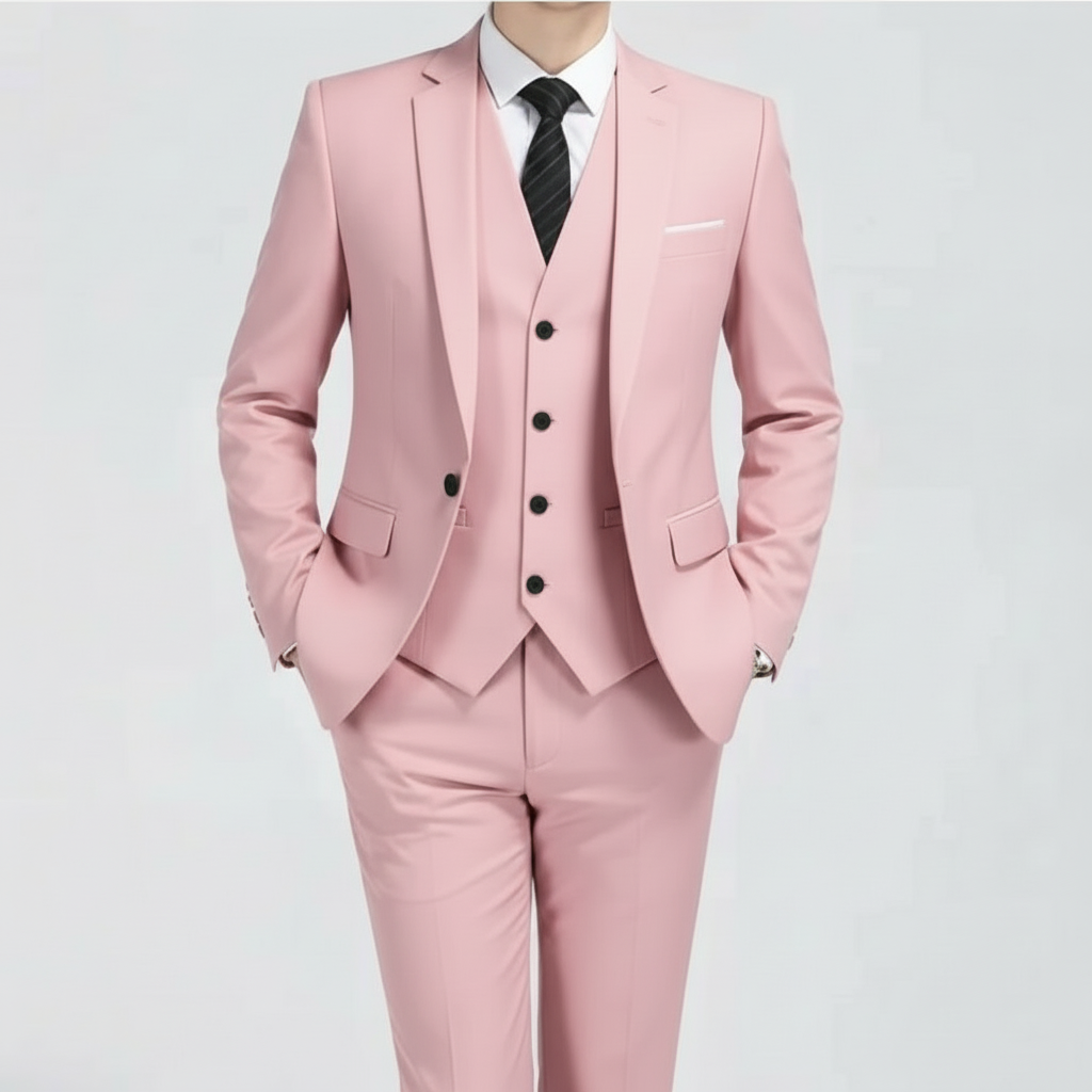 Men's Classic Spring Three-Piece Suit