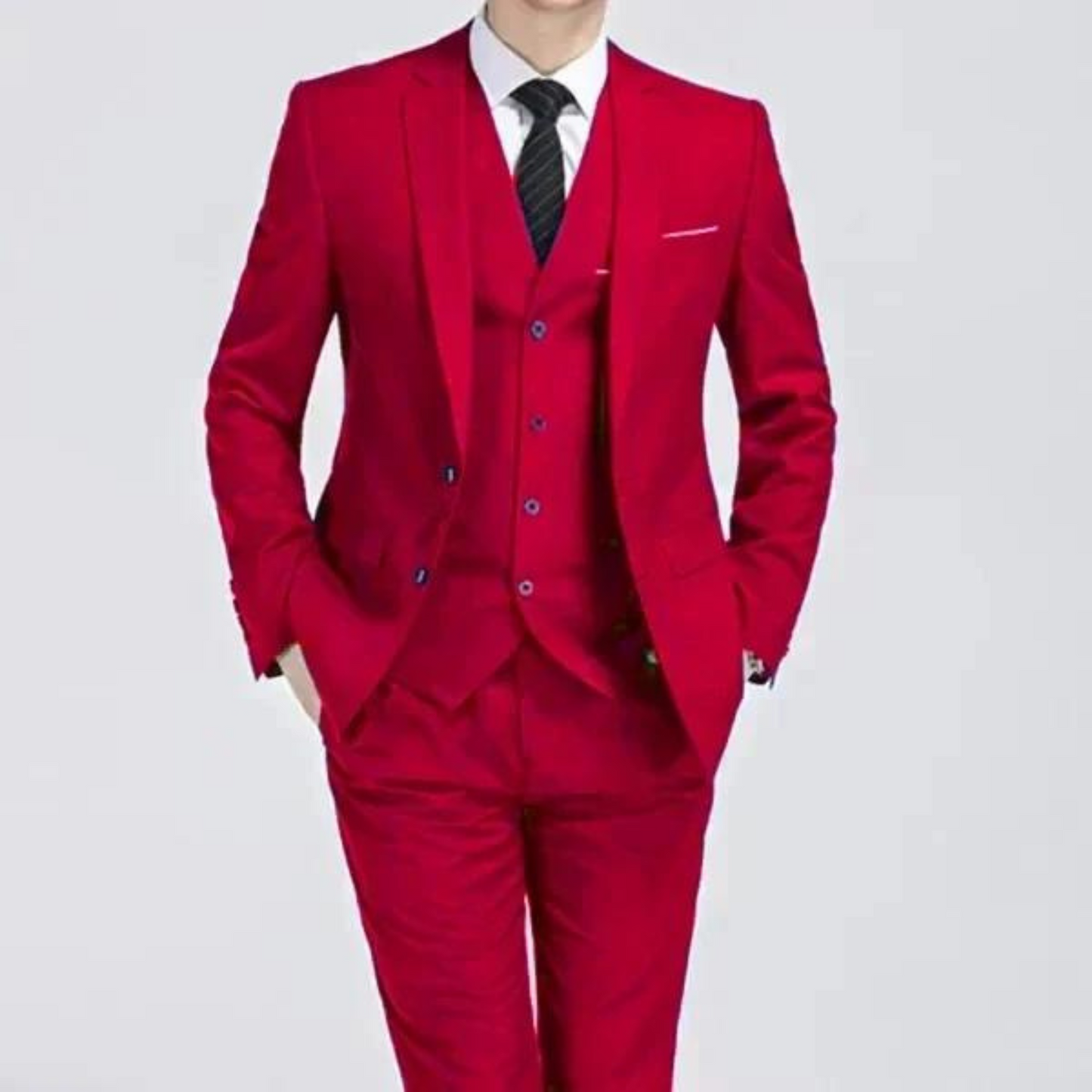 Men's Classic Spring Three-Piece Suit