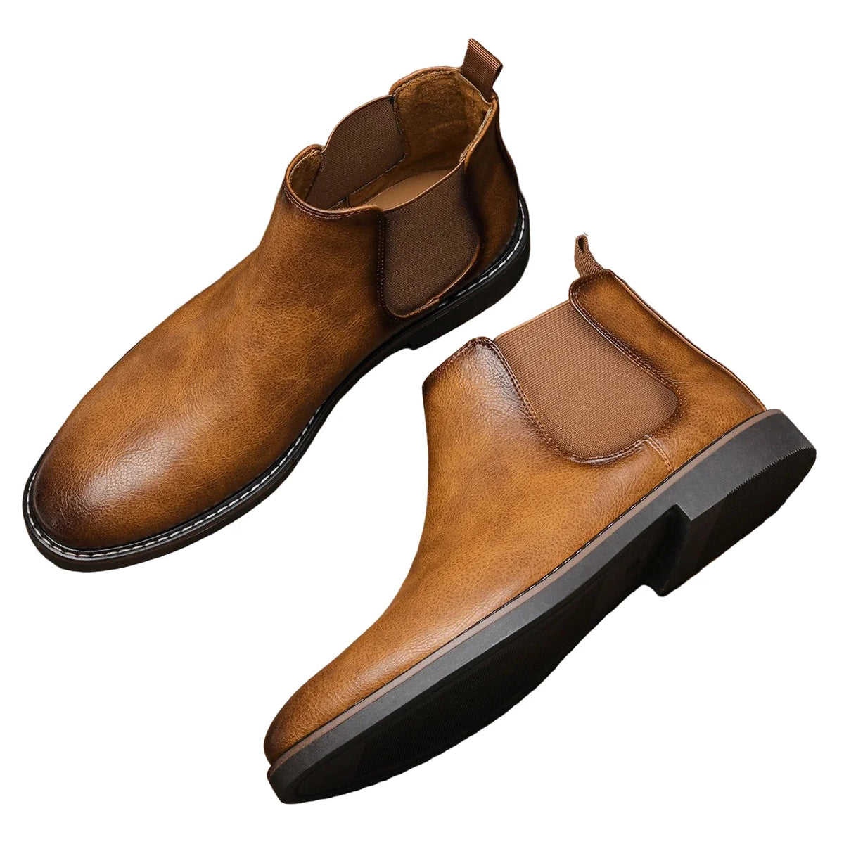 Men's Comfortable Retro Chelsea Boots for Casual and Formal Occasions