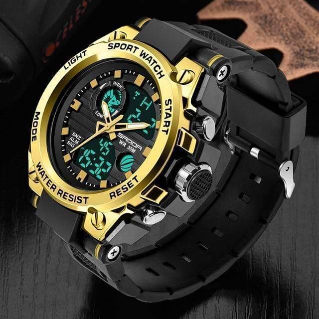 Men's Durable Outdoor Sport Dual Display Watch
