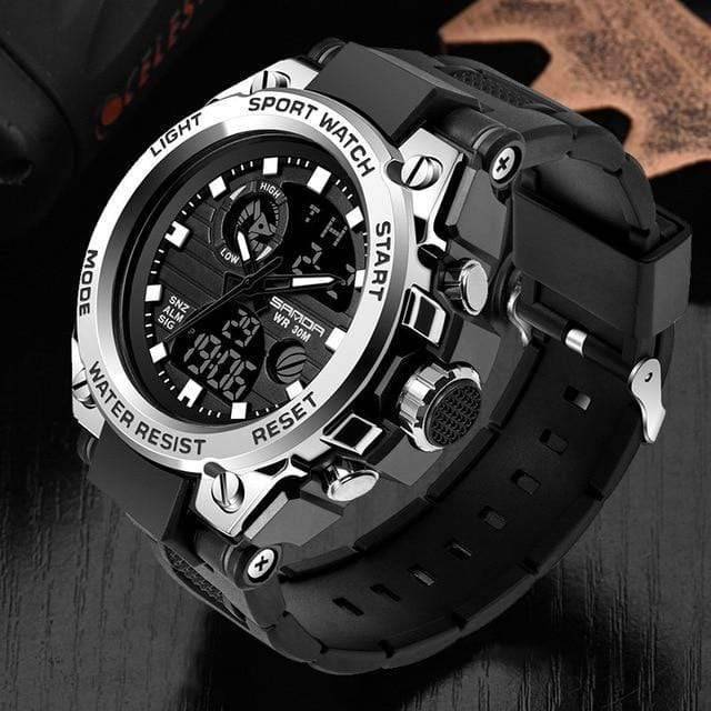 Men's Durable Outdoor Sport Dual Display Watch