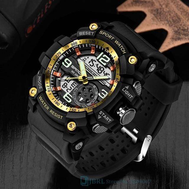 Men's Durable Outdoor Sport Dual Display Watch