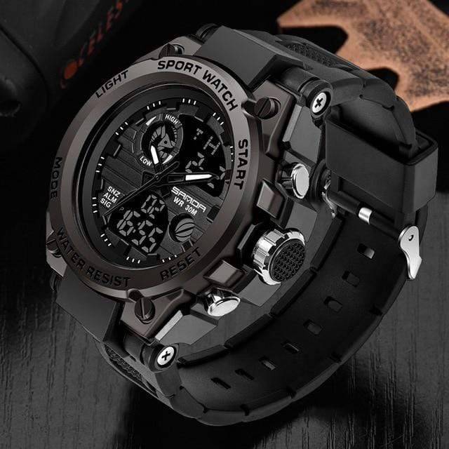 Men's Durable Outdoor Sport Dual Display Watch