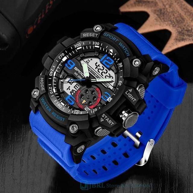Men's Durable Outdoor Sport Dual Display Watch